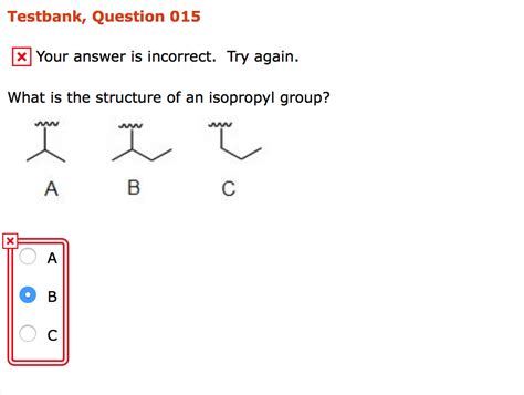 Isopropyl Structure