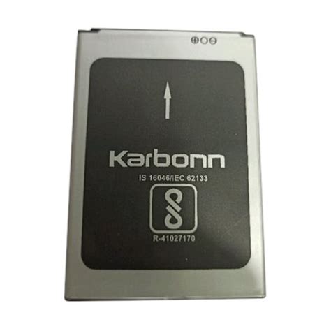 Karbonn Mobile Battery, Battery Capacity: 2000 Mah, Voltage: 3.8 V, Rs 130 /piece | ID: 21856215448