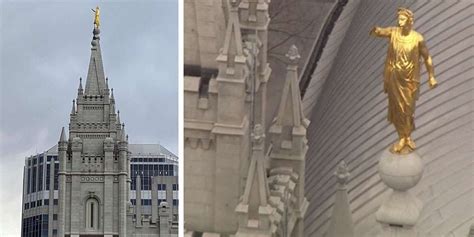 Angel Moroni Damaged on Salt Lake Temple After Earthquake | LDS Daily