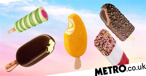 Are Magnum, Fab, Solero, Twister and Feast ice lollies or ice creams? | Metro News