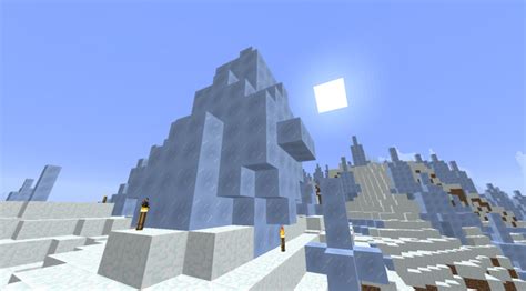 Ice Spikes Survival House at Zero, Zero Minecraft Map