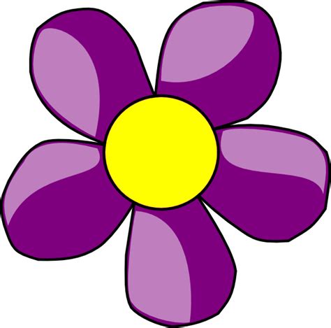 Purple Daisy Clip Art at Clker.com - vector clip art online, royalty ...