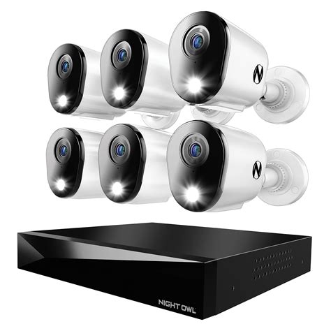 2-Way Audio 12 Channel DVR Security System with 2TB Hard Drive and 6 W ...