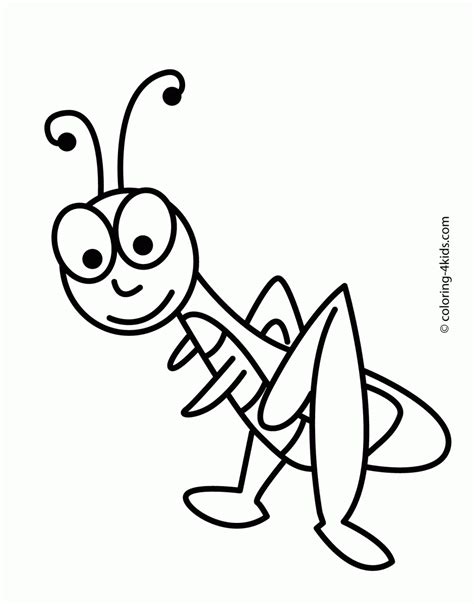 Grasshopper Clipart Black And White - ClipArt Best