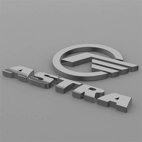 Astra Logo - 3D Model by 3d_logoman