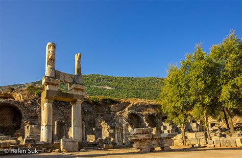 temple domitian square ephesus - Not Without My Passport