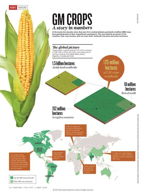 Genetically modified crops. Source: International Service for the Acquisition of Agri-Biotech ...