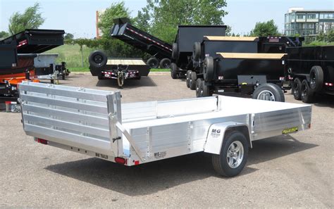 ATV - 2020 Aluma 8114 SR Aluminum ATV/Utility Trailer | TrailersUSA