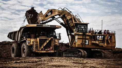 Download Excavator Caterpillar 789D Vehicle Dump Truck 4k Ultra HD Wallpaper