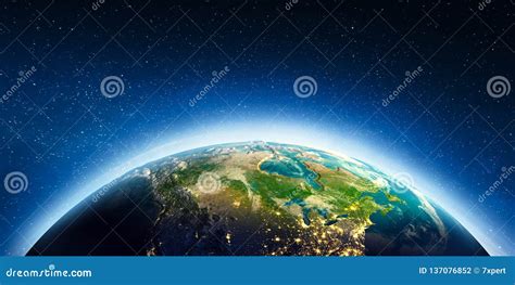 North America from space stock photo. Image of technology - 137076852