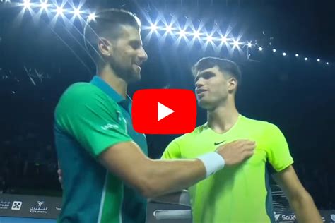 WATCH. Highlights of Alcaraz vs. Djokovic in Riyadh - Tennis Tonic ...