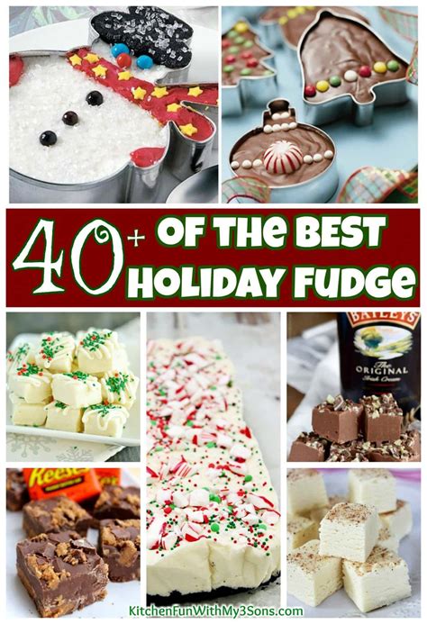 Holiday Fudge Recipes - Kitchen Fun With My 3 Sons