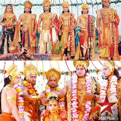 Mahabharat Star Plus Draupadi And Pandavas