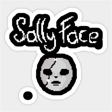 sally face by aylmer-baldric | Sally face game, Face stickers, Face doodles