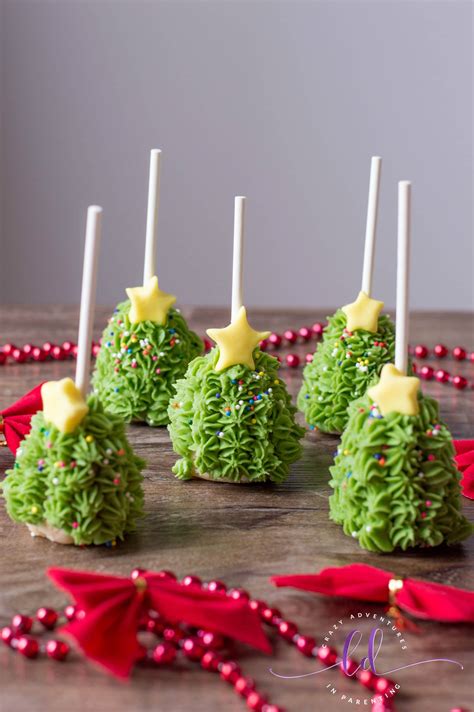 Christmas Tree Cake Pops | Crazy Adventures in Parenting