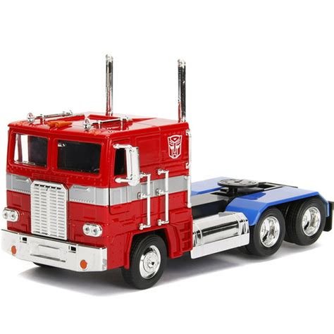 Transformers G1 Optimus Prime Truck with Robot on Chassis Die-cast Car ...