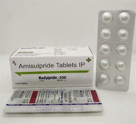 Amisulpride 200mg Tablets, for Hospital, Purity : 99.99% at Rs 2200 in Mohali - ID: 6611479