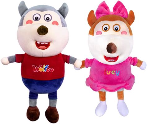 Amazon.com: Official Wolfoo Plush Cute Plush Wolfoo Family Plush Toy ...