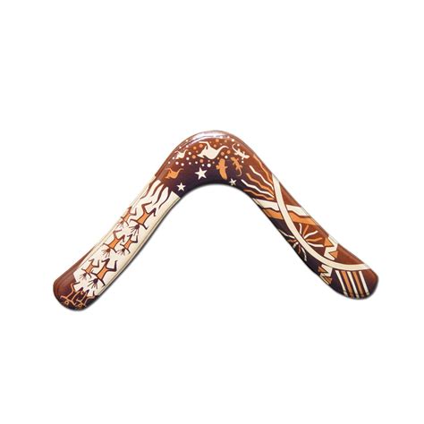 Hummingbird Aboriginal Boomerang RH – Boomerangs.com