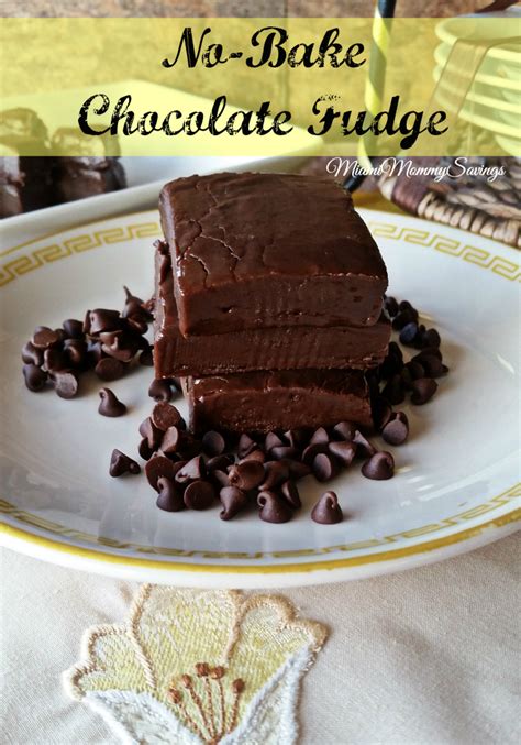 No-Bake Chocolate Fudge Recipe | Cleverly Me - South Florida Lifestyle Blog