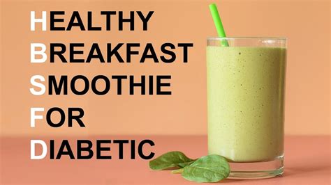 Healthy Breakfast Smoothie for Diabetic || ABC INFO - YouTube