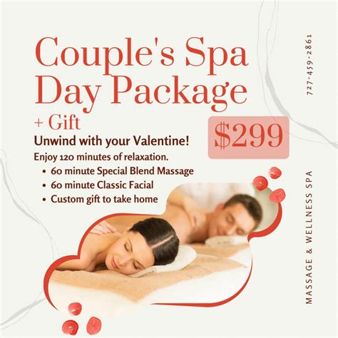 120 Min Couple’s Spa Day – 1 | Massage and Wellness Spa - Largo, Florida