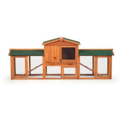 Rabbit Hutch with Double-Run 4600 Prevue Pet Products