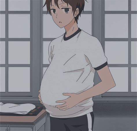 Funny Anime Pics, Cute Anime Guys, Birth Manga, Anime Pregnant, Mpreg Anime, Belly Boy, Gakuen ...