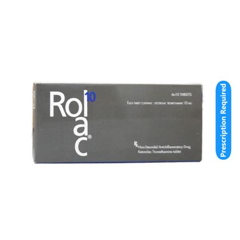 Rolac 10Mg - Rs.32.37 | mycare.lk - Sri Lanka.