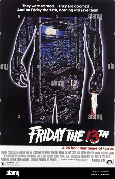 Friday the 13th poster hi-res stock photography and images - Alamy