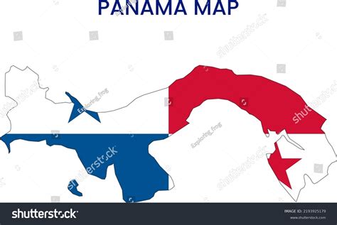 High Detailed Map Panama Outline Map Stock Illustration 2193925179 ...