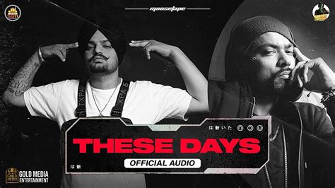 THESE DAYS LYRICS - Sidhu Moose Wala, Bohemia | Moosetape