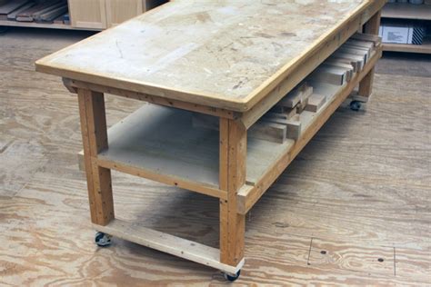 Workbench | hardwood top | plywood | MDF | Woodworker's Journal