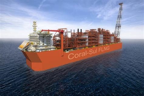 First Deck Stacking Operation Completed for Coral FLNG Topsides Modules