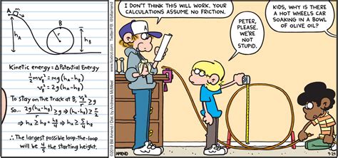 "Loopy Physics" | Science | FoxTrot Comics by Bill Amend