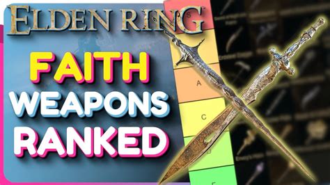 Elden Ring The 10 Best FAITH Scaling Weapons And How To Get, 44% OFF