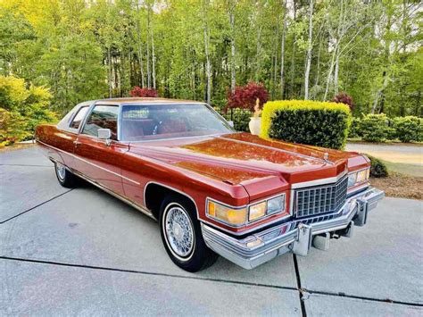 1976 Cadillac DeVille Coupe Red RWD Automatic for sale - Cadillac ...