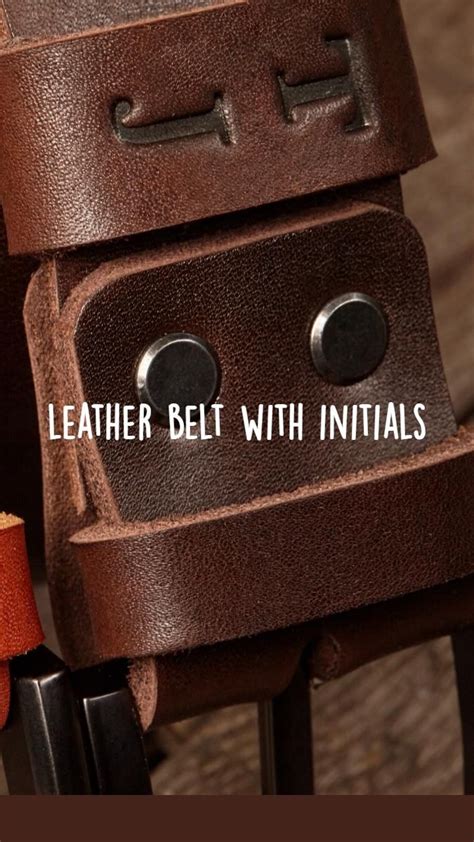 leather belt with initials | Belt buckles, Leather belt, Belt