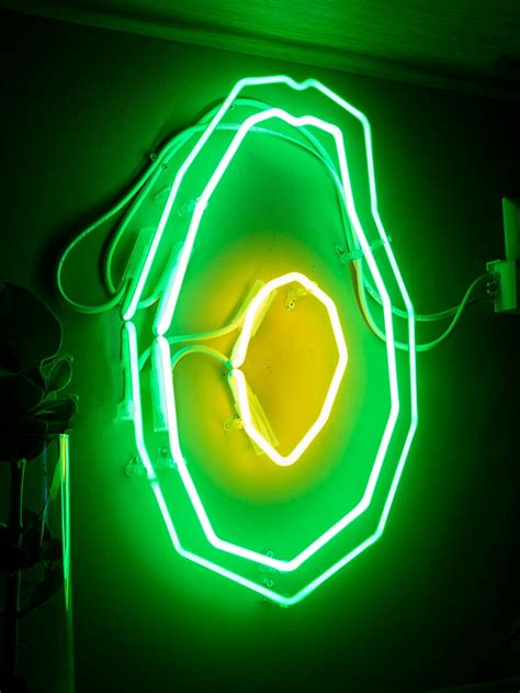 Green Neon Lights Wallpaper