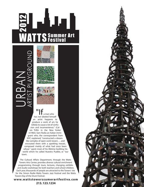 art-space: 1st Visit to the Watts Towers Art Center