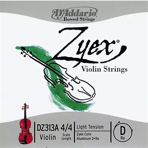 D'Addario Zyex Violin Strings | Musician's Friend