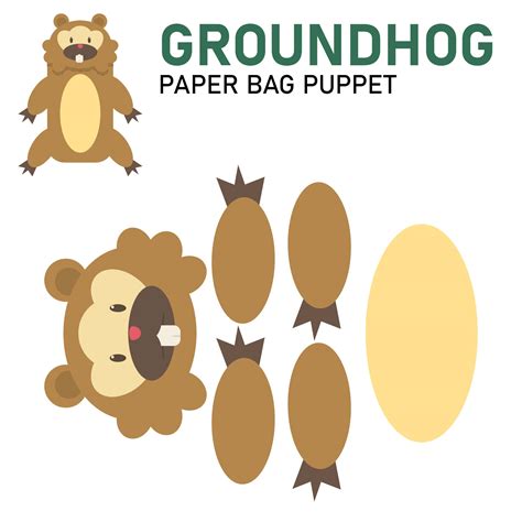 Paper Bag Puppets - 10 Free PDF Printables | Printablee