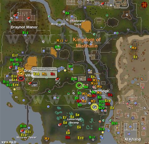 Lumbridge Task Map - Pages :: Tip.It RuneScape Help :: The Original ...