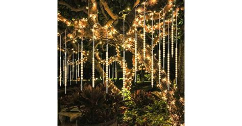 LED Icicle Waterproof Cascading Lights | The 50 Best Outdoor Christmas Decorations on Amazon ...