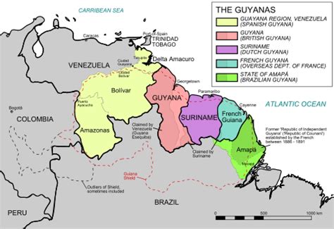 Guyanas.svg | Map, Historical maps, America