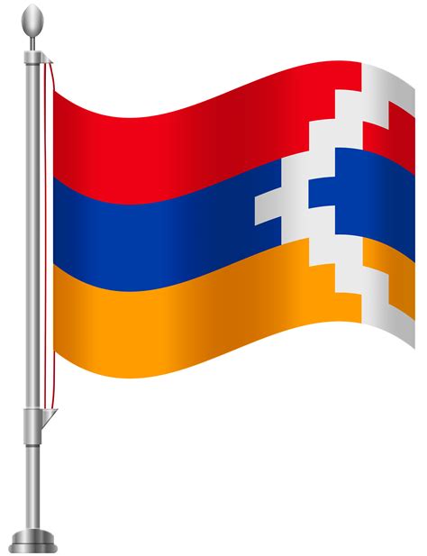 Nagorno Karabakh Republic Flag PNG Clip Art - Best WEB Clipart