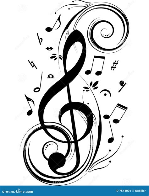 Music Notes Stock Image - Image: 7544001