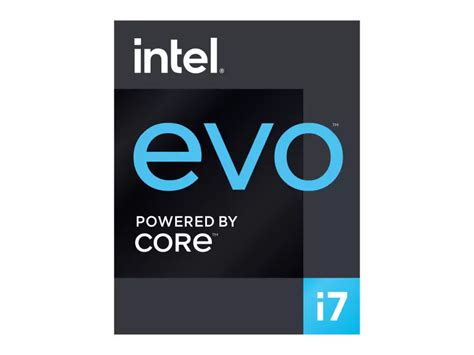 Intel Evo Powered by Core i7 Logo PNG vector in SVG, PDF, AI, CDR format