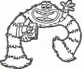 Printable Monster Coloring Pages sketch template