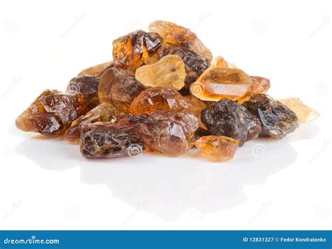 Crystals Of Brown Unrefined Cane Sugar Stock Image - Image: 12831327